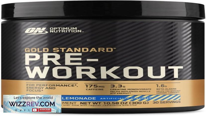 Optimum Nutrition Gold Standard Pre-Workout Vitamin D for Immune Support with Creatine Review