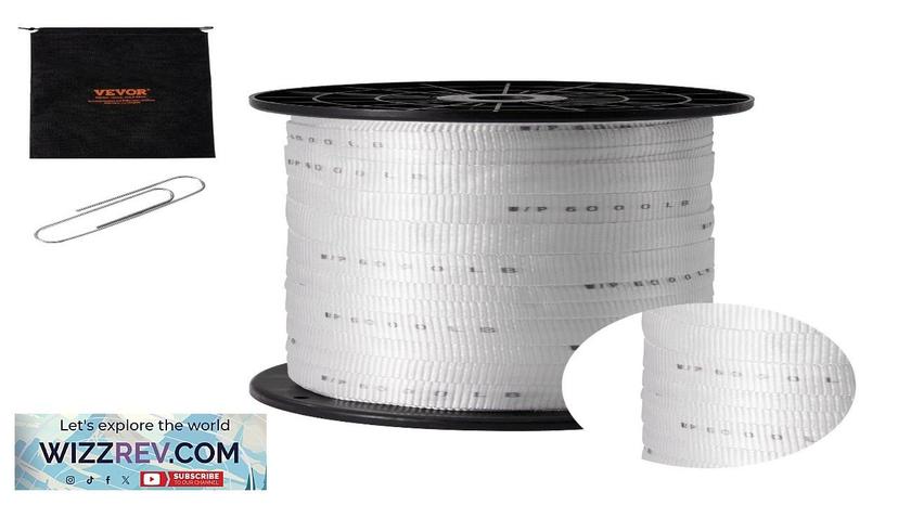 VEVOR Polyester Pull Tape 1" x 528' Mule Tape Flat Rope 6000 Review