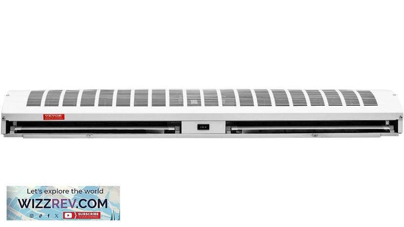 VEVOR 42" Commercial Indoor Air Curtain Super Power 2 Speeds 1350CFM Wall Review