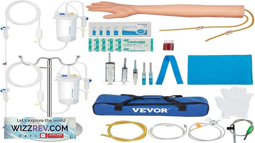 VEVOR Phlebotomy Practice Kit 25 Pieces IV Practice Kit Phlebotomy Practice Arm Review