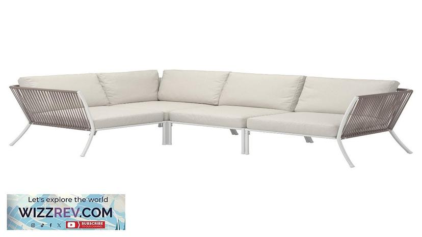 SEGERÖN IKEA Sectional 3-seat corner outdoor white/beige/Frösön/Duvholmen beige Review