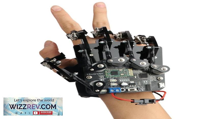 Hiwonder Wireless Somatosensory Open-Source Mechanical Glove for Robot Control Review