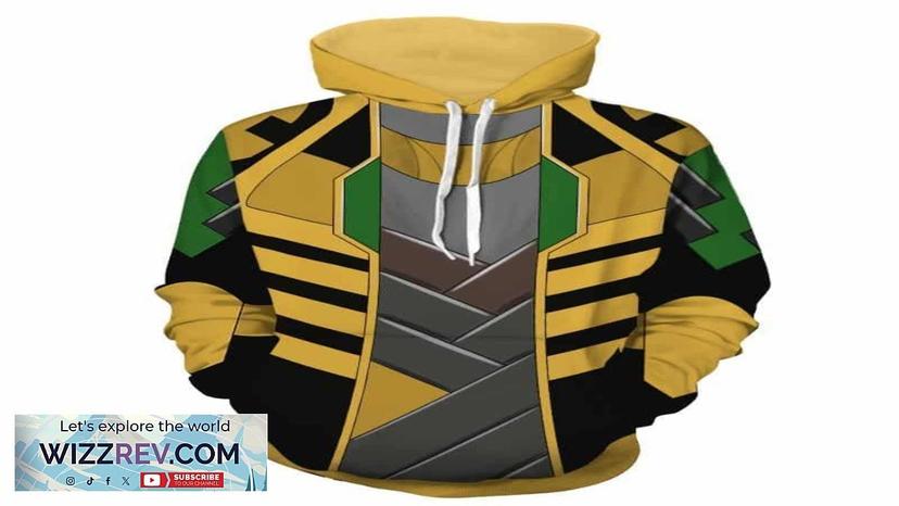 Marvel Prince Of Asgard God Of Mischief Loki Cosplay Hoodie Review