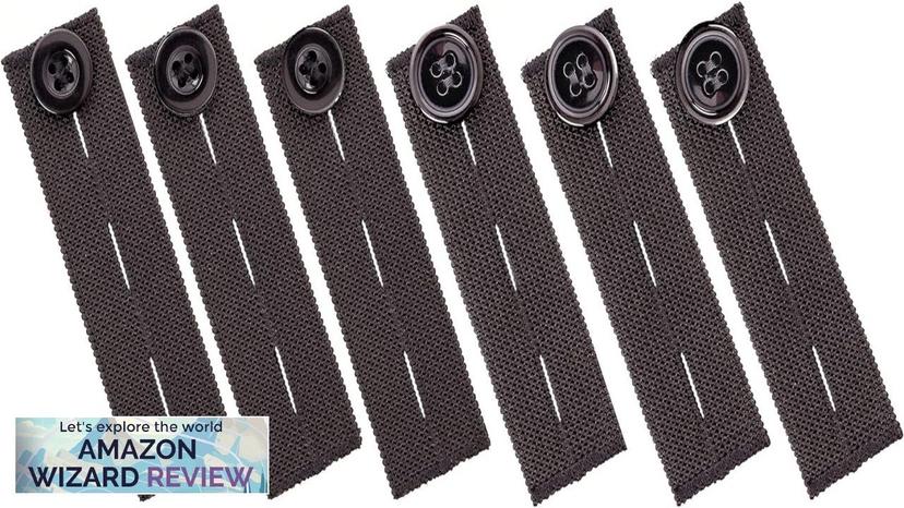 Johnson & Smith Elastic Pants Waist Extenders (6 Pack) Adjustable Waistband Expanders Review