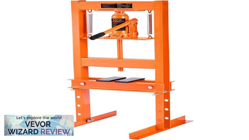 VEVOR Hydraulic Shop Press 6 Ton H-Frame Hydraulic Garage/Shop Floor Press Adjustable Review