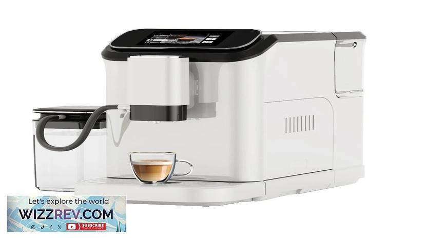 Mcilpoog WS-D5 Automatic Espresso Machine ，Built-In Milk Frother & Tank 12 Coffee Review