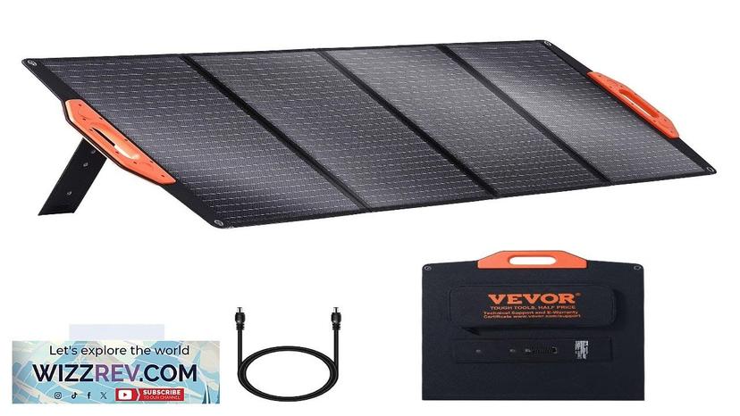 VEVOR Portable Monocrystalline Solar Panel Monocrystallin120W Foldable e ETFE Solar Charger Review