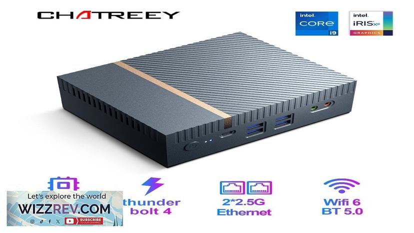 Chatreey IT12 Mini PC Intel Core i5 1340P i9 12900H Gaming Desktop Review