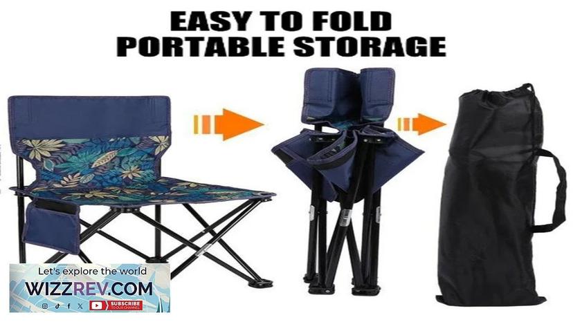 Metal Folding Chair Outdoor Portable Ultralight Aluminium Alloy Fishing Picnic Stool Beach Review