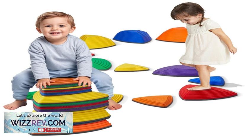 VEVOR Kids Balance Stepping Stones Sensory Obstacle Course 12 PCS Outdoor Indoor Review