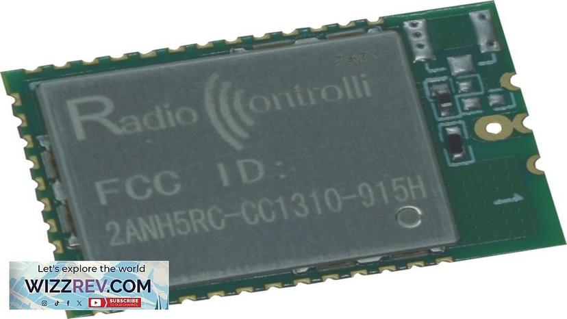 Transceiver Module CC1310 Based Pad Connection RC-CC1310-915-H Review