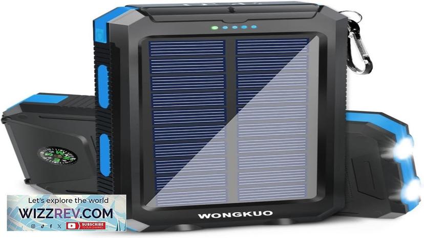 WONGKUO Solar Charger Power Bank Review