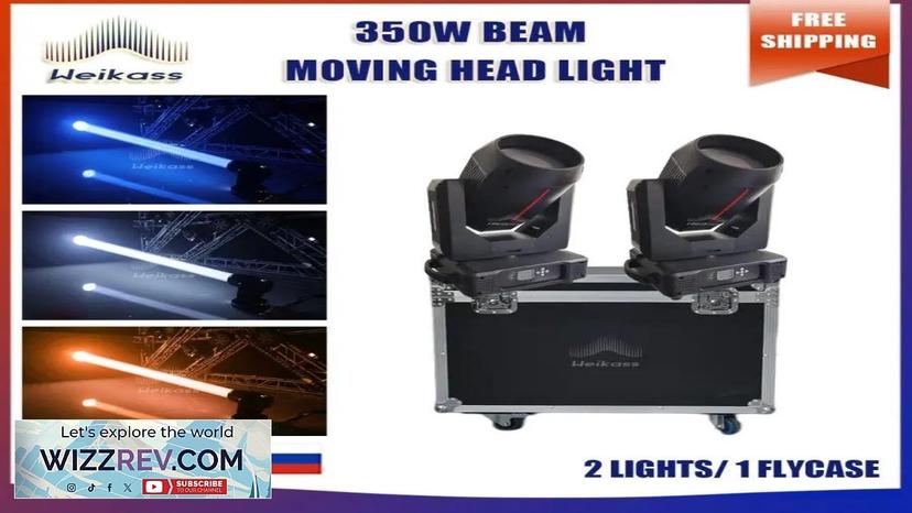 No Tax 2Pcs Moving Head Light 350W Sound Activated Strobe Lighting Review