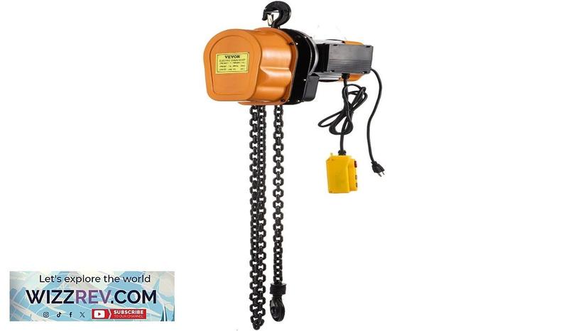 VEVOR Lift Electric Hoist Electric Winch 2200lbs Remote Control 10ft Lift Height Review