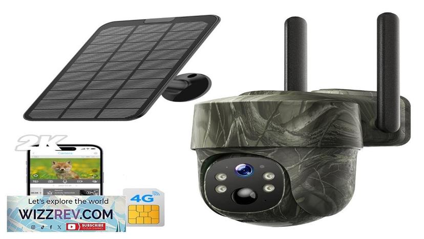 Campark TC18 2K Solar Powered Wireless Live View PTZ 4G Game Camera Review