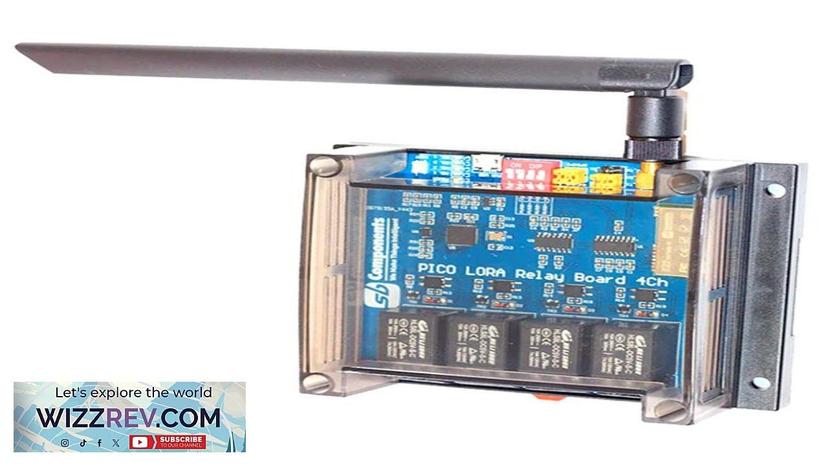 GatePi 4 Channel Relay Board LoRa Module Based on RP2040 Review