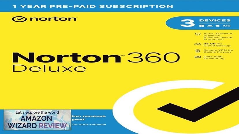 Norton 360 Deluxe 2024 Antivirus software for 3 Devices with Auto Renewal Review