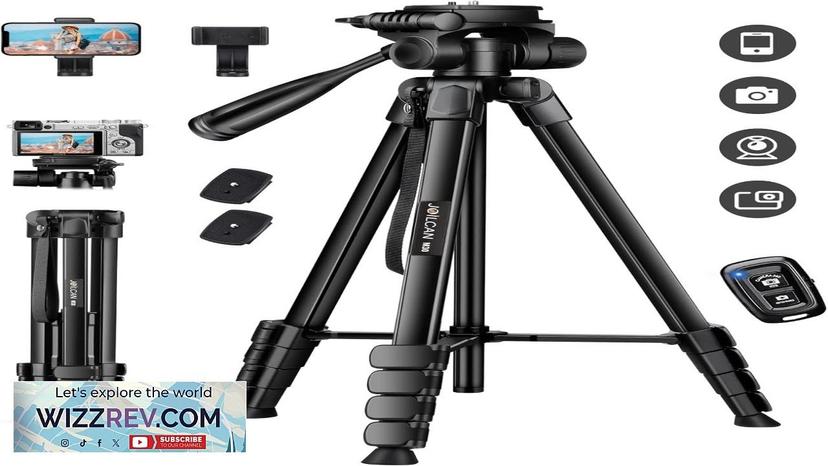 JOILCAN Phone Tripod 68" Tripod for Phone Stand Video Recording Photos Travel Review