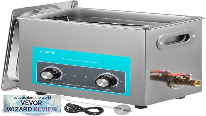 VEVOR 6L Ultrasonic Cleaner 304 Stainless Steel Professional Knob Control Ultrasonic Review