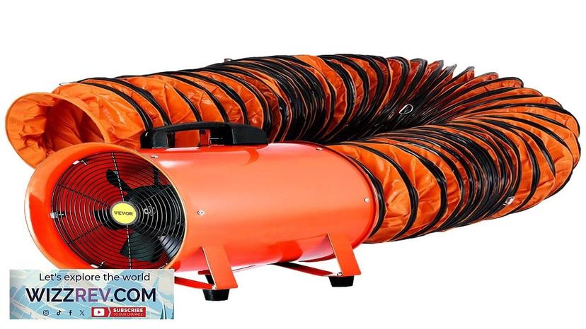 VEVOR 12 Inch(5m) Extractor Fan Blower Portable 5m High Rotation Exhaust Review