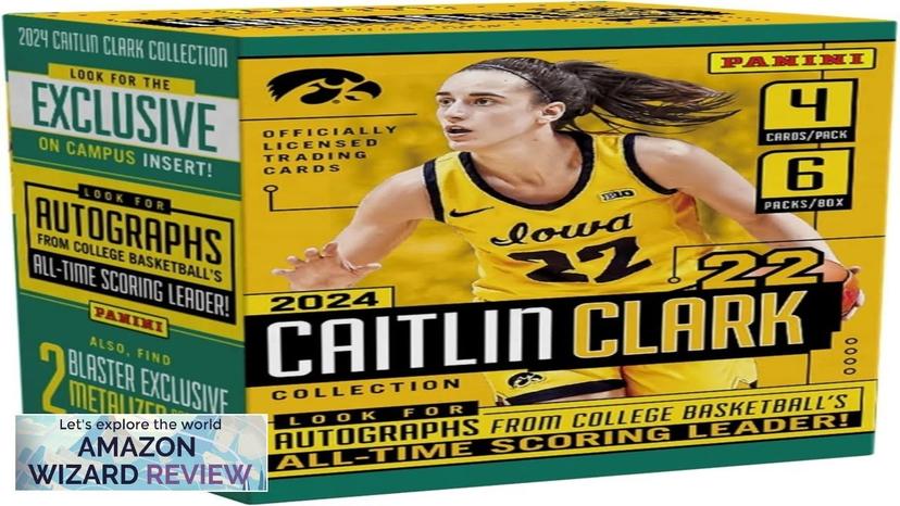 Caitlin Clark Rookie Card 2024 Panini Collection Basketball Trading Card Sealed Blaster Review