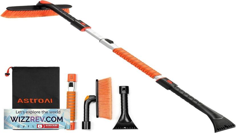 AstroAI 47.2" Ice Scrapers for Car Windshieldand Extendable Snow Brush with Foam Review