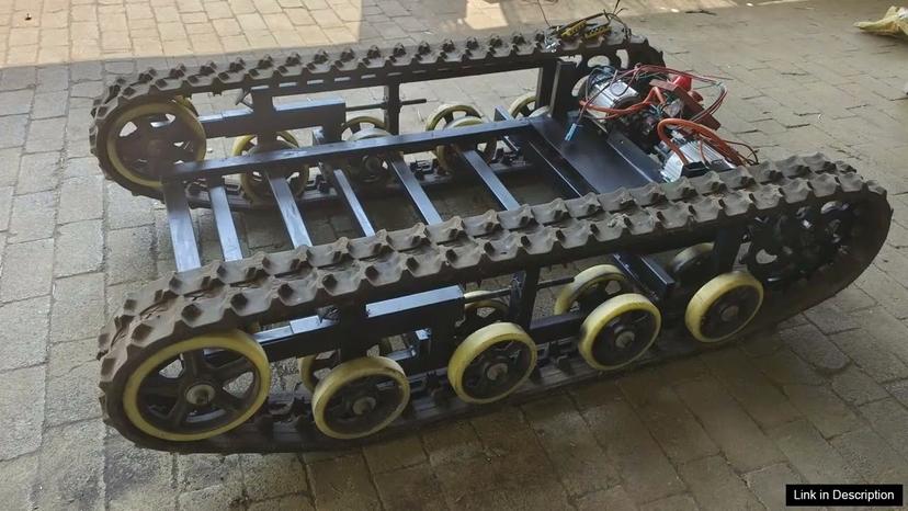 Heavy Load Metal Robot Tank Tracked Chassis with Remote Controller ZY Model Review