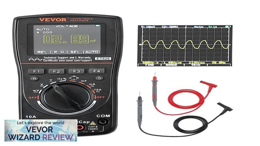 VEVOR 2-in-1 Handheld Digital Oscilloscope 2.5MS/S Sampling Rate 1MHZ Bandwidth Portable Review