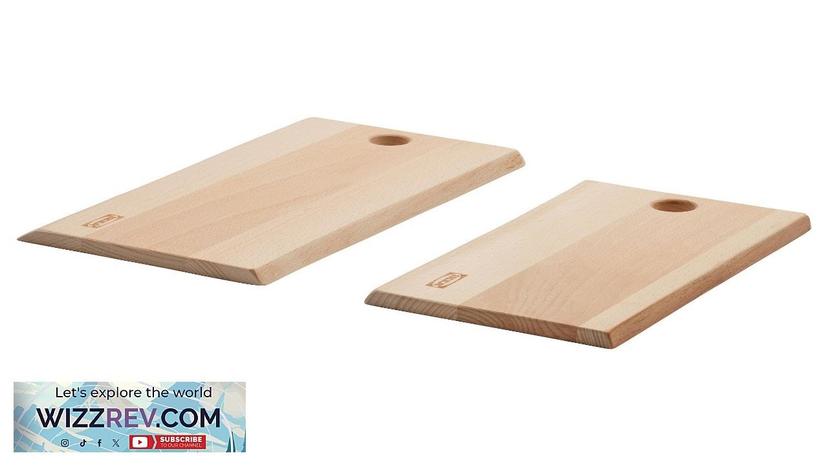 NÄBBFISK IKEA Serving/cutting board set of 2 beech Review