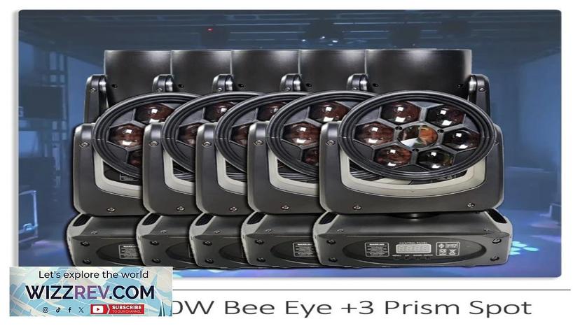 10Pcs/lot New Mini 150W LED Bee Eye + 3 Prism Spot Moving Review