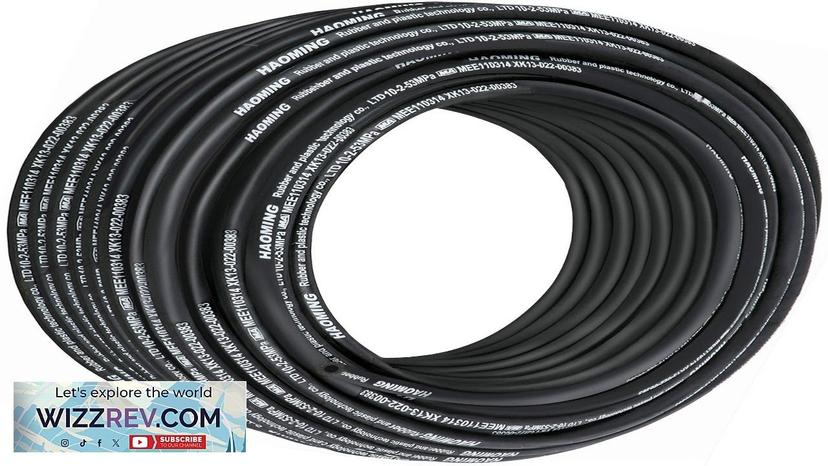 VEVOR Hydraulic Hose 328 Feet Rubber Hydraulic Hoses with 2 High-Tensile Steel Review