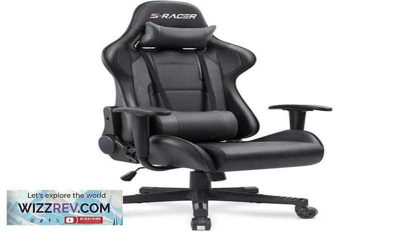 Gaming Chair Office High Back Computer Chair Leather Desk Racing Executive Ergonomic Review