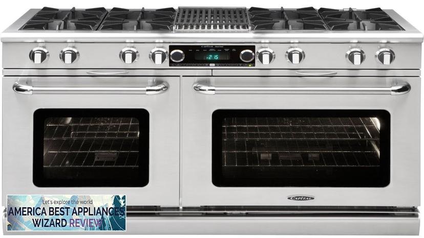 Capital Cooking 60" Dual Fuel Range 8 Open Burners 9 cu. ft. Review