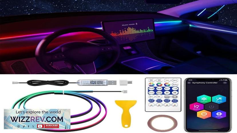 Tesla Model 3/Y/S/X Dreamcolor Acrylic Interior Car LED Strip Light 55.1 inches Review