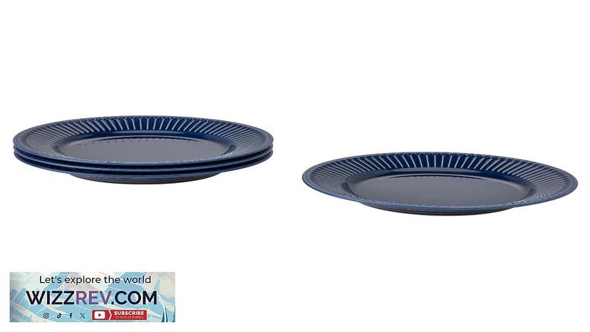 STRIMMIG IKEA Side plate stoneware blue Review