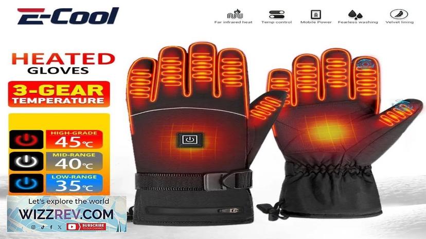 Electric Heated Gloves Thermal Heat Gloves Winter Warm Skiing Snowboarding Hunting Fishing Review