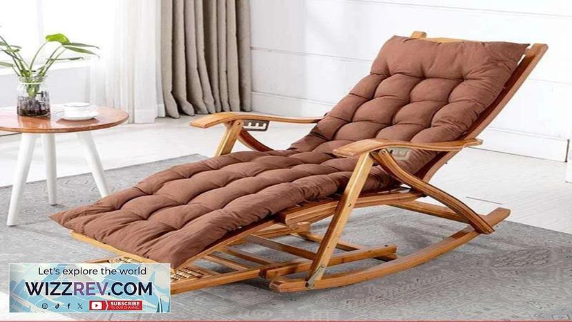 Rocking chair bamboo recliner backrest foldinglunch break chair balcony lazy leisure home Review