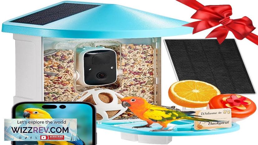 VEVOR Smart Bird Feeder with Camera AI Identify 10000+ Bird Specie Solar-Powered Review