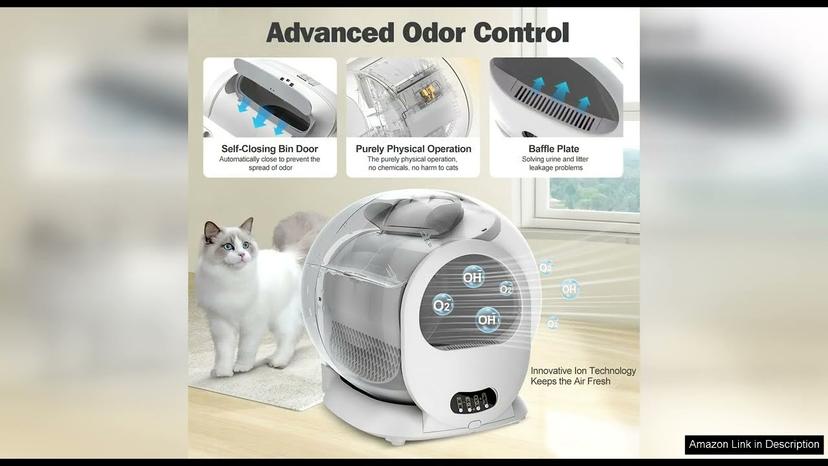 YQpet Self Cleaning Cat Litter Box, Scoop Free Automatic Cat Litter Box Review