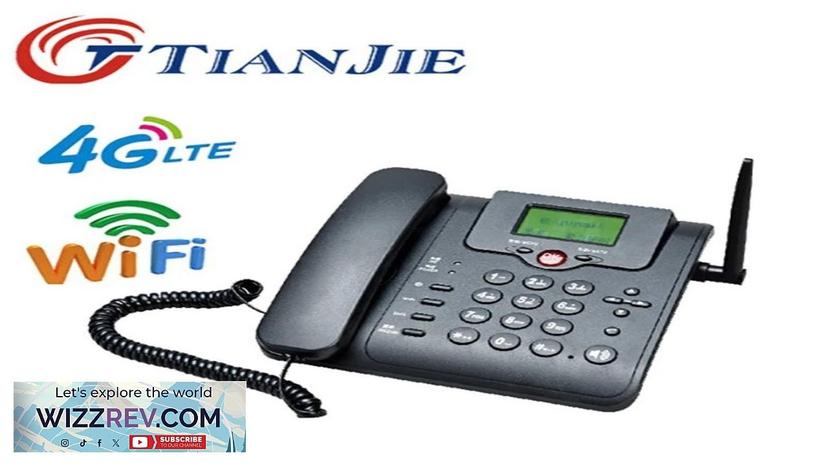 TIANJIE 4G Wifi Router LTE GSM Cordless Fixed Voice Call Desk Telephone Review