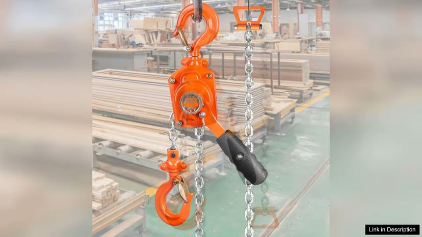 VEVOR Manual Lever Chain Hoist 1/2 Ton 1100 lbs Capacity 10 FT Review