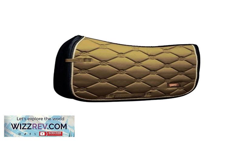 EQUESTRIAN STOCKHOLM DRESSAGE SADDLE PAD GOLDEN BRASS COB Review