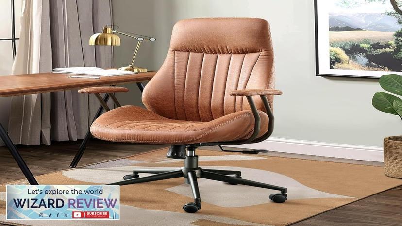 Mid Century Modren Office ChairHigh Back Ergonomic Executive Chair with Lumbar Support Review