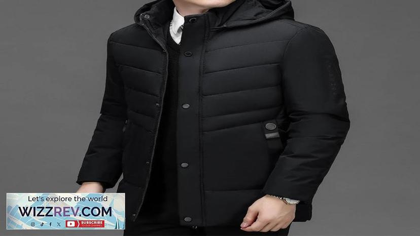 DIUZEO 2023 Men Winter New Warm Thick Windproof Parkas Jackets Coat Men Review