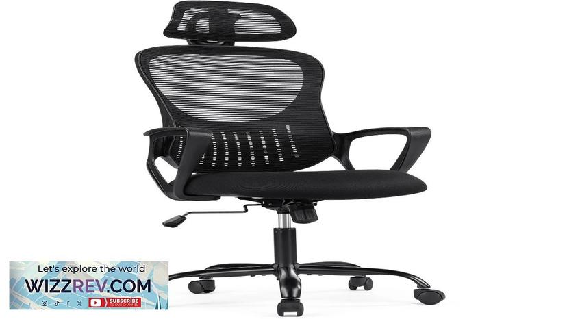 JHK Ergonomic Mesh Fixed Armrest Living Room Rocking Gaming Chair Adjustable Headrests Review