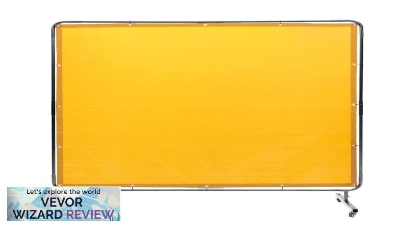 VEVOR Welding Screen with Frame 6' x 6' Welding Curtain Screen Flame-Resistant Review