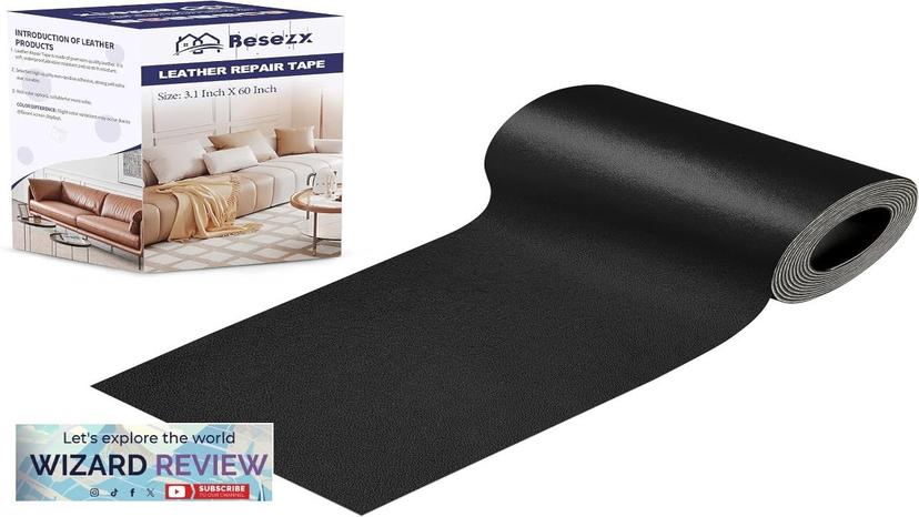 Besezx Leather Repair Patch Tape Kit Self Adhesive Leather Repair for Furniture Review