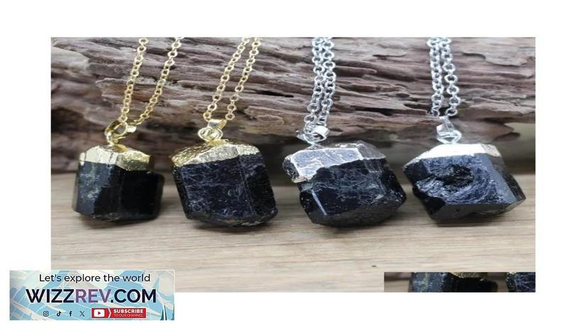 Pendant Necklaces Black Tourmaline Pendants Chains Chakra Healing Crystal Natural Gmes Review