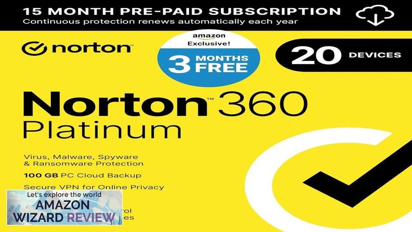 Norton 360 Platinum 2024 Antivirus software for 20 Devices with Auto Renewal Review