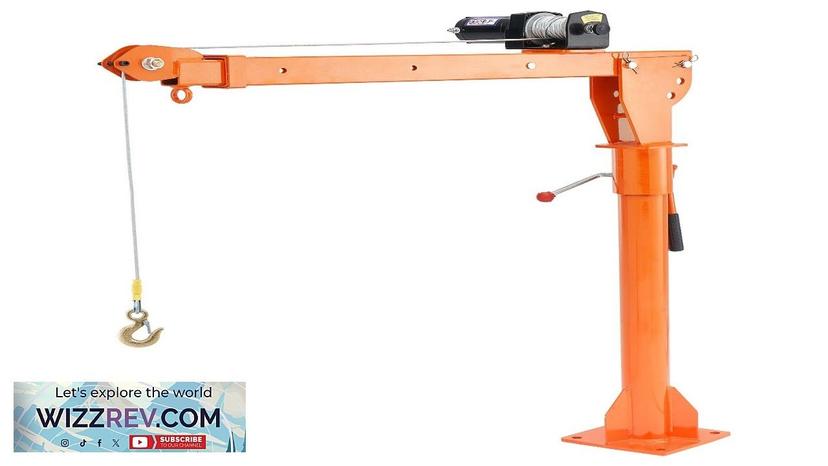 VEVOR Electric Pickup Truck Crane Hoist Crane 1100 lbs 360° Swivel Hoist Review